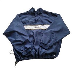 Vintage Adidas San Diego Chargers 1/4 Zip Pullover Windbreaker Jacket